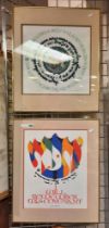 TWO SIGNED & NUMBERED PRINTS BY MONDECHAI ROSENSTEIN