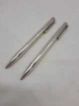 TWO TIFFANY & CO SILVER HM PENS