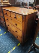 MAHOGANY CHEST OF DRAWERS