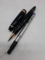 MONT BLANC PEN & CARTRIDGE WITH BOX