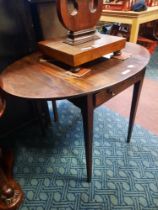 MAHOGANY DROP LEAF TABLE