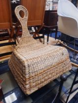 WICKER ROCKING CHAIR