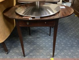 MAHOGANY DROP LEAF TABLE