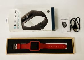 SMART WATCH & FITBIT CHARGE 3