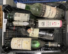 COLLECTION OF VARIOUS WINES & SHERRIES - DIFFERENT YEARS - SOME A/F