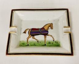 HERMES PARIS PIN TRAY WITH HORSE DEPICTION