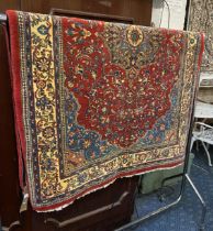 FINE CENTRAL PERSIAN SAROUK RUG 198CMS X 138CMS