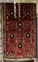 FINE SOUTH WEST PERSIAN QASHQAI RUNNER - 260 X 90 CMS