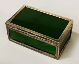 GIULLOCHE ENAMEL H/M SILVER PILL BOX