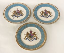THREE SPODE IMPERIAL PLATES OF PERSIA - LTD EDITION