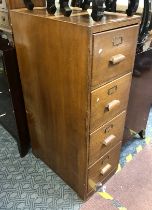 OAK FILING CABINET