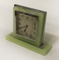 ART DECO MANTLE CLOCK A/F