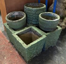 QTY OF GARDEN POTS