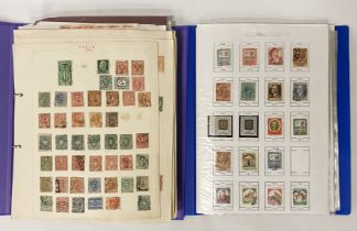 TWO ALBUMS OF EARLY ITALIAN STAMPS