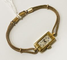 18CT GOLD LADIES COCKTAIL WATCH FROM GOLDSMITH, SILVERSMITH COMPANY