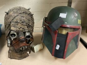 BOBBA FETT FIGURAL HEAD WITH A SAND CRAWLER FIGURAL HEAD