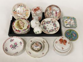 COLLECTION OF HANDPAINTED PORCELAIN TO INCLUDE HEREND