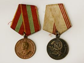TWO RUSSIAN MEDALS