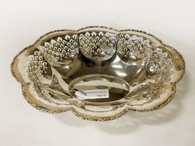 ART DECO SILVER PIERCED DISH 1922 - JAYS BRIGHTON - 13 OZS APPROX