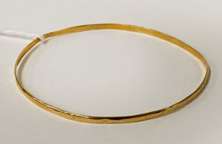 22CT GOLD BANGLE 6.3 GRAMS APPROX