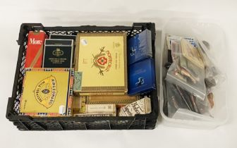 LARGE COLLECTION OF TOBBACIANA TO INCLUDE DUNHILL, MONTE CRUZ, KING EDWARDS, MACANUDO LA INSULAR