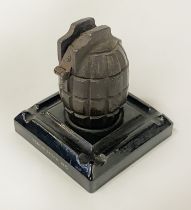 GRENADE INKWELL - ON BASE REG NO 651542 1915 - 12CMS (H) APPROX