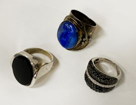 3 SILVER RINGS