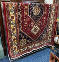FINE SOUTH WEST PERSIAN ABADEH CARPET 235CMS X 175CMS