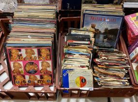 2 TRAYS OF LPS & SINGLES