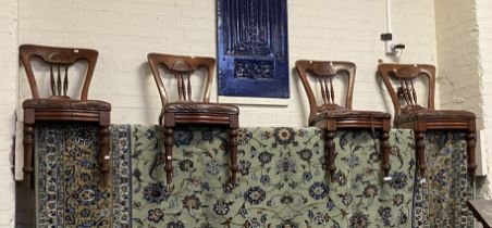 4 EDWARDIAN CHAIRS