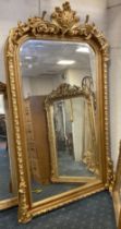 LARGE GILTWOOD ARCH MIRROR