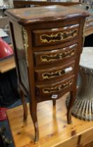 INLAID FOUR DRAWER CHEST