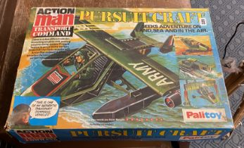 PALITOY ACTION MAN BOXED - TRANSPORT COMMAND WITH ACTION MEN FIGURES