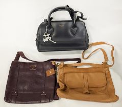 3 X RADLEY HANDBAGS & DUSTCOVERS