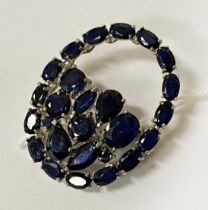 SAPPHIRE BROOCH