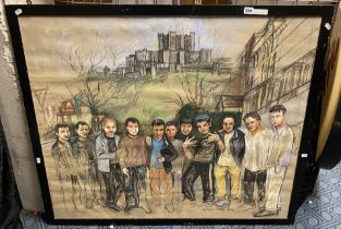 GANG OF YOUTHS ON PASTEL - LARGE / SIGNED