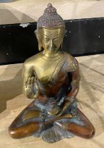 BRONZE BUDDHA - 20 CMS (H)