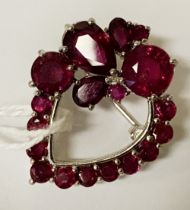 RUBY BROOCH