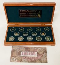 CASED JUDEAN COIN COLLECTION IN THE TIME OF JESUS ONLY 225 ISSUED WITH CERTIFICATE