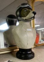 DOG RACING DRIVER BUST - 50 CMS (H)