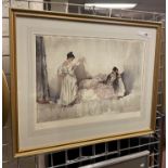 RUSSELL FLINT PRINT NUMBERED 598/850 & GALLERY STAMPED