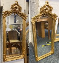 PAIR OF GILTWOOD MIRRORS