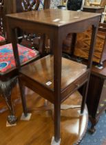 MAHOGANY OCCASIONAL TABLE TABLE WITH DRAWER