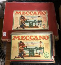 2 EARLY MECCANO SETS