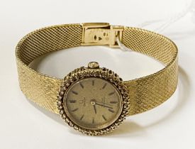 18CT GOLD OMEGA DE VILLE LADIES WRISTWATCH - CIRCA 1975