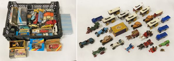 34 MATCHBOX & DINKY CARS - SOME BOXED