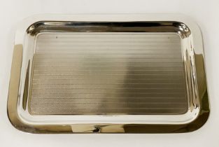 HM SILVER TRAY - APPROX 17 OZ (500 GRAMS) MEASURES 12'' X 8''