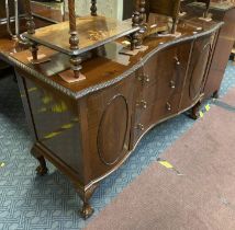 MAHOGANY PIE CRUST SIDEBOARD