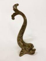 UNUSUAL MALTESE BRONZE FISH FIGURE