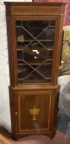 TALL INLAID CORNER CABINET